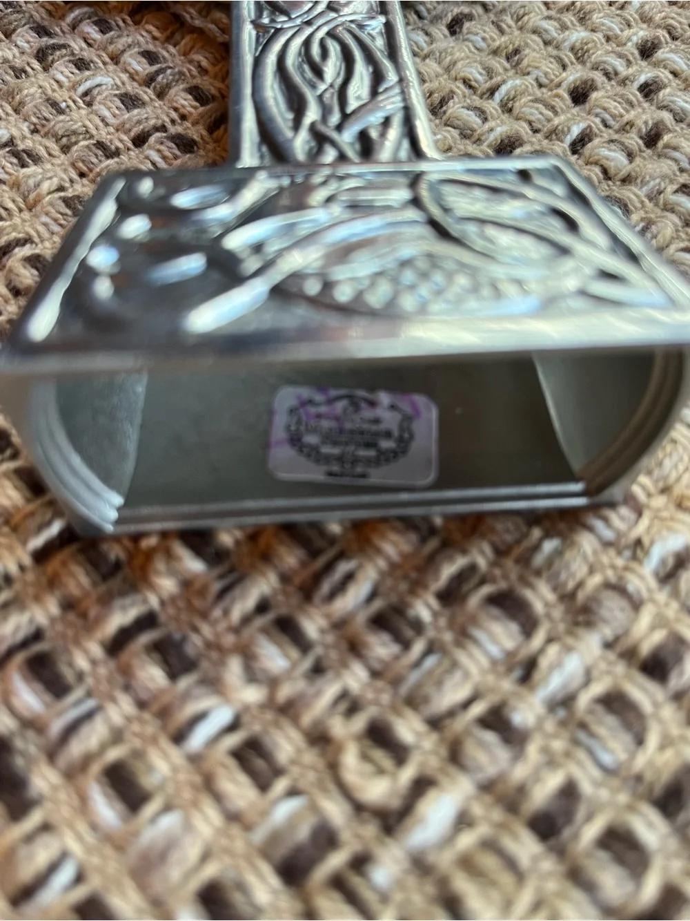 Handcrafted Mullingar Pewter Irish Standing Celtic Cross